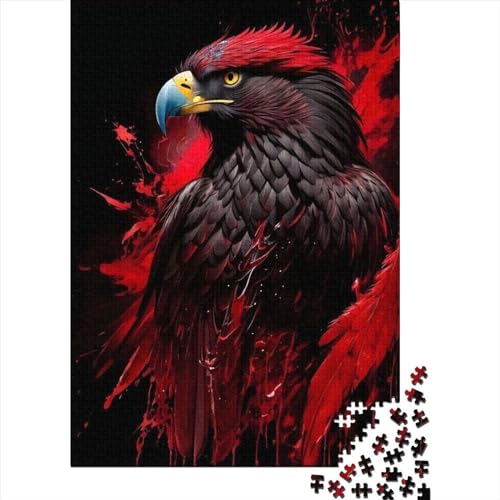 Red Eagle Puzzles für Erwachsene, kreatives rechteckiges Holzpuzzle, Freunde und Familie, 300 Teile (40 x 28 cm) von XJmoney