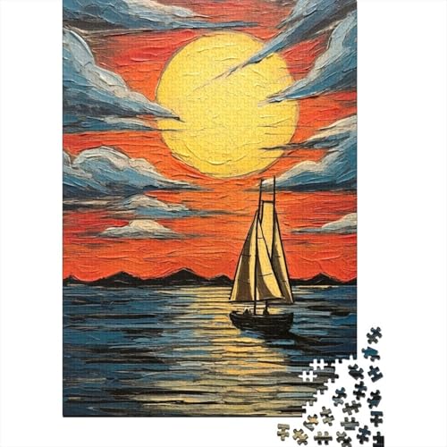 Sailing Dreams 500-teiliges Puzzle für Erwachsene, Puzzle 500 Teile, Puzzle für Erwachsene, Geschenke, 500 Teile (52 x 38 cm) von XJmoney