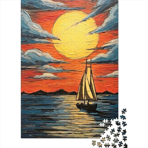 Sailing Dreams Puzzle Spielzeug Lernspiel 100% Puzzle aus recyceltem Karton für Kinder Erwachsene Geschenke zum Kindertag 70 x 50 cm / 1000 Stück von XJmoney