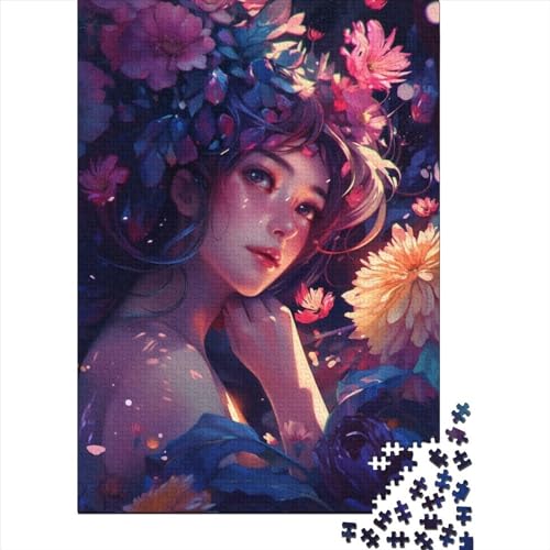 Serene_Floral_Dream Puzzle für Erwachsene, Lernspiele, 1000 Teile (75 x 50 cm) von XJmoney