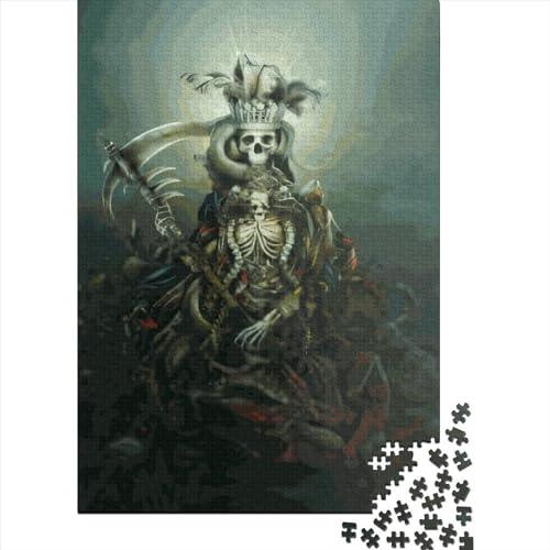 Skeleton Queen Puzzle 500 Teile Geschenk Puzzle für Kinder und Jugendliche Lernspiel Herausforderungsspielzeug 500 Teile (52x38cm) Gelegenheitspuzzlespiele Raumdekoration von XJmoney