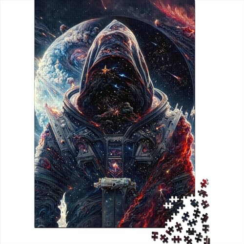 Space Hacker Puzzle, Empfohlenes Alter: 18 Jahre, Lernspiele, Puzzle aus 100 % recyceltem Karton, Geschenk für Jungen oder Mädchen, 38 x 26 cm, 1000 Teile von XJmoney