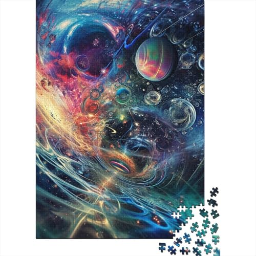 Sternenhimmel Puzzle Spielzeug Lernspiel Rechteckiges Papierpuzzle für Jungen oder Mädchen Geburtstagsgeschenk 38 x 26 cm / 1000 Teile von XJmoney