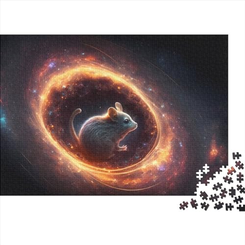 Tier-Streifenhörnchen-Puzzle 1000 Teile für Erwachsene | | Familienspaß-Puzzle 1000 Teile für Erwachsene, Geschenke, Denkspiele, 1000 Teile (75 x 50 cm) von XJmoney