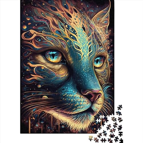 Tiger-Puzzle für Erwachsene, Denkspiel, Puzzle-Spielzeug für Kinder, 500 Teile (52 x 38 cm) von XJmoney