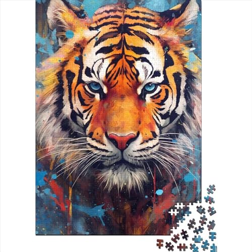 Tiger-Tiere-Puzzles für Erwachsene, Denkspiel, Puzzle-Spielzeug für Kinder, 1000 Teile (75 x 50 cm) von XJmoney