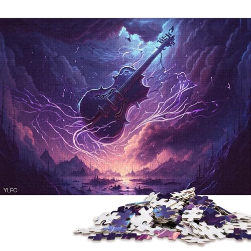 Traumvioline Puzzle für Kinder 500-teiliges Puzzle für Teenager Kreatives Puzzle Herausfordernde Spiele für die ganze Familie Spielzeug 500 Teile (52x38cm) von XJmoney