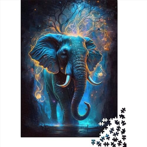 Unglaubliches Elefanten-Puzzle, 500 Teile, für Kinder, Puzzle für Kinder und Jugendliche ab 12 Jahren, 500 Teile (52 x 38 cm), Gelegenheits-Puzzlespiele von XJmoney