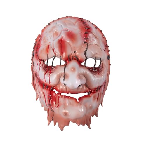 XKlemBauklode Halloween Hexe Thriller Maske, 3D Vollgesichts Dekorationsmaske Kostüm, Halloween Neuheit, Horrormaske Rollenspiel Kostüm Requisite für Erwachsene XKlemBauklode Halloween Hexe Thriller Maske, 3D Vollgesichts Dekorationsmaske Kostüm, Halloween Neuheit, Horrormaske Rollenspiel Kostüm Requisite für Erwachsene von XKlemBauklode