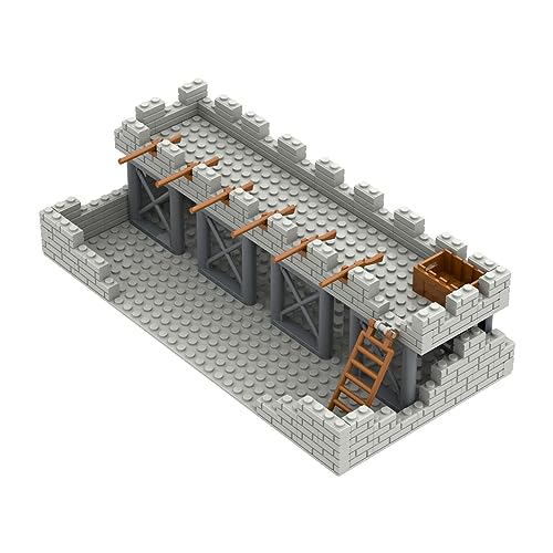 XKlemBauklode Militär Szene Wachturm Bausteine, WW2 Soldaten SWAT Team MOC Architektur Spielzeug Modell Klemmbausteine für Erwachsene von XKlemBauklode