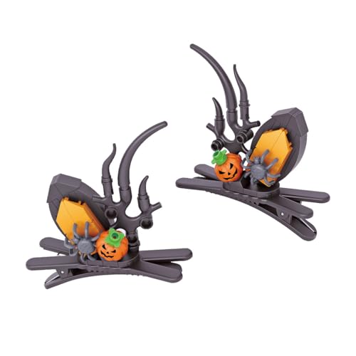 XKlemBauklode Mini Partikel DIY Halloween Haarspangen Kürbis Haarspangen Spaß Bauklotz Spielset - 20 Teile von XKlemBauklode