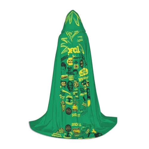 XLEWSIEU Psych Ananas-Zitat Druck Kapuzenumhang für Teenager Weihnachten Hoodies Umhang Cosplay Cosplay Kostüme von XLEWSIEU