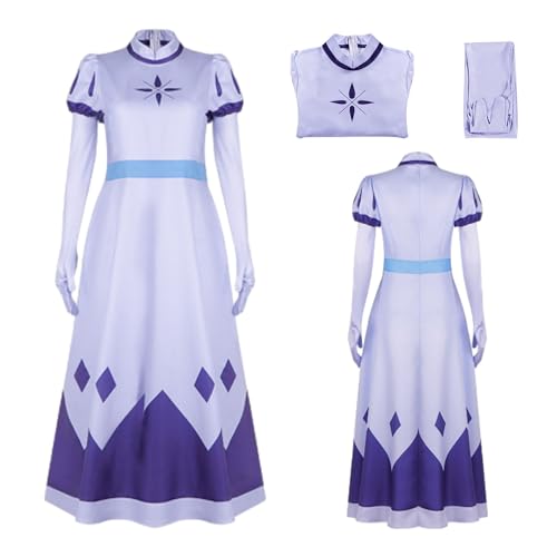 XLJLKJDS Anime Hazbin Hotel Emily Cosplay-Kostüme für Frauen, alle Charaktere, Rock, Uniform, Erwachsene, komplettes Set, Halloween-Kleid, Outfits mit Handschuhen, Karnevalsartikel, Partygeschenke von XLJLKJDS