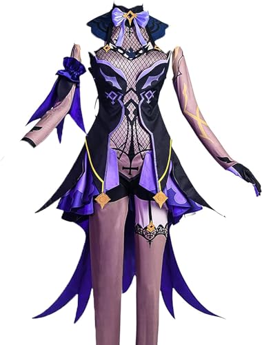 XLJLKJDS Halloween Fischl Cosplay Kostüm Set Cosplay Kostüm Uniform Komplettset Rolle Cosplay Show Halloween Karneval Outfit für Erwachsene von XLJLKJDS