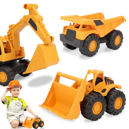 XLZJYIJ 3 Stück Sandspielzeug Bagger Sandkasten, Verwendung Kipplaster Bagger Strandspielzeug Auto, Sandkasten Spielzeug, Strandspielzeug Auto, Spielzeug Set ab 1-5 Jahr Mädchen Junge Sommerspielzeug XLZJYIJ 3 Stück Sandspielzeug Bagger Sandkasten, Verwendung Kipplaster Bagger Strandspielzeug Auto, Sandkasten Spielzeug, Strandspielzeug Auto, Spielzeug Set ab 1-5 Jahr Mädchen Junge Sommerspielzeug von XLZJYIJ