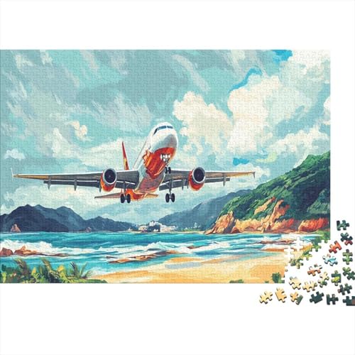 Personenflugzeuge Puzzle 1000 Teile Erwachsene, Puzzlespiel Jigsaw Puzzles Erwachsenen Puzzlespiel Puzzel 1000pcs (75x50cm) von XMABDIEPO