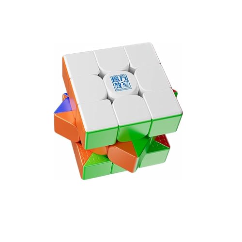 XMDCuber Moyu MeiLong 3M V2 Magic Cube 3x3 Magnetic Speed Cube 3x3x3 Stickerless Durable and Flexible Brain Teaser for Puzzle Cube Fans (Magnetic Version) von XMDCuber