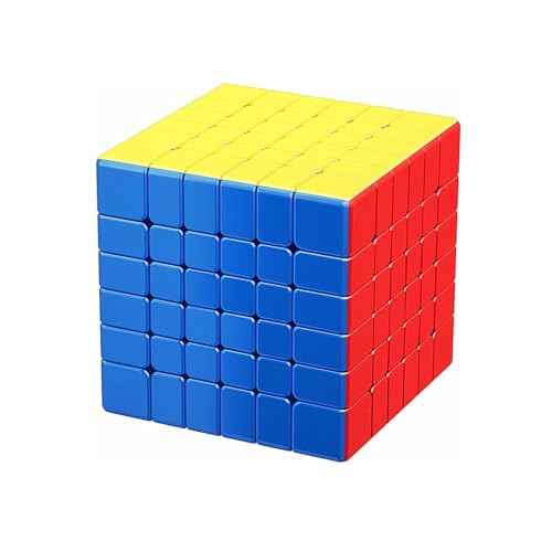 XMDCuber Moyu Meilong 6M Speed Cube 6x6 Magnetic Stickerless, Meilong 6m V2 Speed Cube 6x6x6 Magnetic Magic Cube, 144Magnet, 61mm Latest Version von XMDCuber