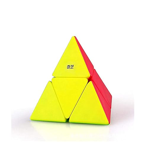 XMDCuber QY Toys 2x2 Pyraminx Speed Cube, 2x2x2 Pyramide Würfel Stickerless von XMDCuber