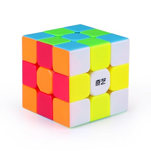 XMDCuber QY Toys 3 x 3 Geschwindigkeitswürfel Speed Cube 3 x 3 x 3 Stickerless, professionell, glatt und mit hoher Fehlertoleranz, für Anfänger von XMDCuber