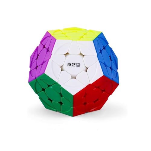 XMDCuber QY Toys QiHeng V2 M Megaminx 3x3 Magnetic Dodecahedron Speed Cube, Pentagonal Magic Cube Dodecahedron Magnetic von XMDCuber