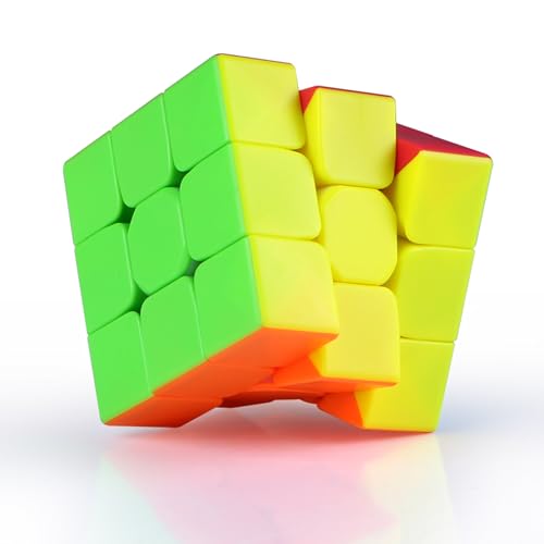 XMDCuber QY Toys Speed Cube 3x3 Stickerless, Professional Smooth and High Fault Tolerance, for Beginners 3x3x3 Magic Cube 5.6mm von XMDCuber