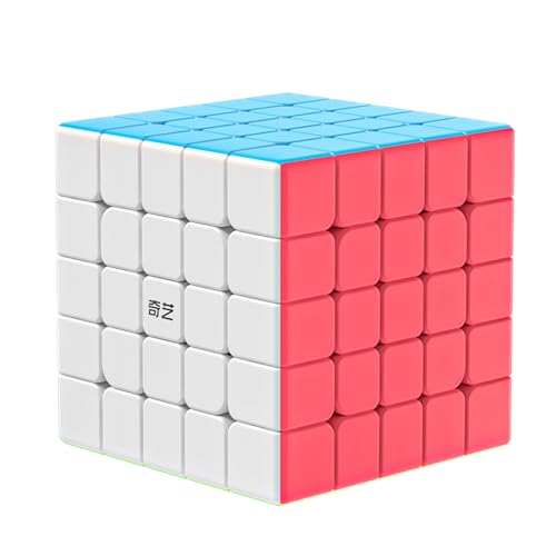 XMDCuber QY Toys Speed Cube 5 x 5 Stickerless, Geschwindigkeitswürfel 5 x 5 x 5 Puzzle, professionell glatt 62 mm geeignet für alle Spieler von XMDCuber