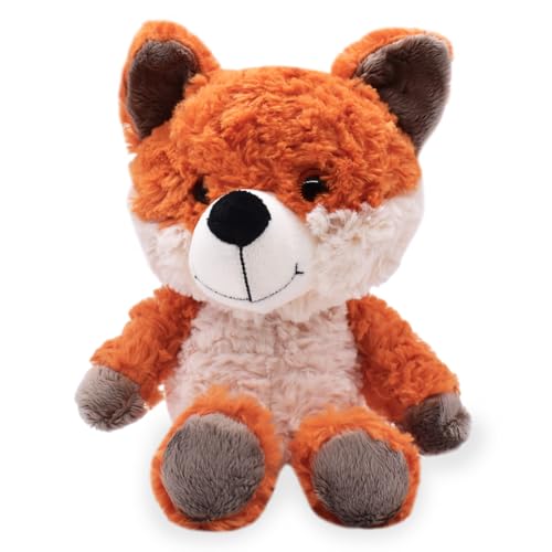 XNAUVOI 25 cm Fuchs Stofftier Plüschtier, Süße Fuchs Tier Puppe, Kawaii Fuchs Puppe, Fuchs Stofftier Plüsch Weiche Kuschelkissen Puppe, für Mädchen, Jungen Home Decor für Weihnachten Geburtstag von XNAUVOI