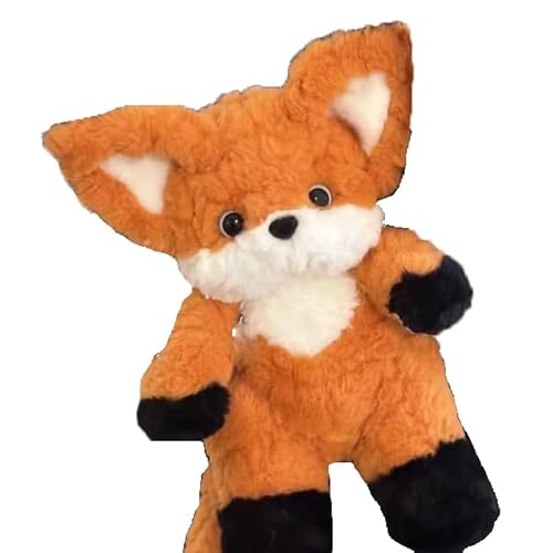 XNAUVOI 28 cm Fuchs Stofftier Plüschtier, Süße Fuchs Tier Puppe, Kawaii Fuchs Puppe, Fuchs Stofftier Plüsch Weiche Kuschelkissen Puppe, für Mädchen, Jungen Home Decor für Weihnachten Geburtstag von XNAUVOI