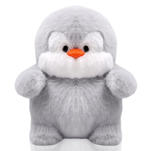 XNAUVOI 31 cm Kuscheltier Pinguin Puppe, Pinguin Stofftiere Spielzeug Süße Pinguin Plüsch Pudgy Penguins Plush Kuscheltier Tier Kissen Cuddly Pinguin Puppe Geschenk für Jungen Mädchen von XNAUVOI