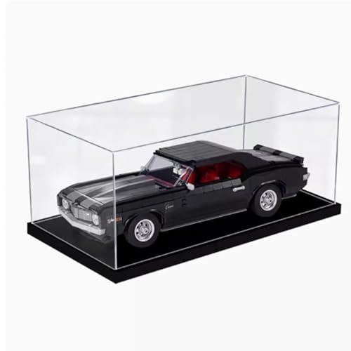 Acryl-Displaybox, kompatibel mit Lego 10304 Automobile-Modellbausatz, verdickter Boden, Sammlerstück-Geschenkbox, Aufbewahrungsbox (nur Box) (2 mm) von XNDSGJU