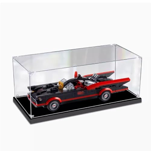 Acryl-Displaybox, kompatibel mit Lego 76188 Automobilmodellbausatz, verdickter Boden, Sammlerstück-Geschenkbox, Aufbewahrungsbox (nur Box) (2 mm) von XNDSGJU