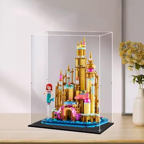 Acryl-Displaybox, kompatibel mit Lego Castle 40708 Basis, Sammlerstück, Geschenk-Vitrine, Organizer (nur Box) (2 mm) von XNDSGJU