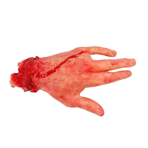 XNHIU Halloween abgetrennter kurzer Arm gebrochener Arm Halloween Prop Halloween gebrochene Arm Gruselige Körperteile Halloween Verkleidung Zubehör für Halloween Zombie Party Dekorationen von XNHIU