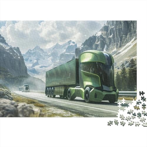 Big Truck Puzzlespiel 1000 Teile Jigsaw Puzzle 1000 Puzzle FüR Erwachsene Kinder Senioren Erwachsenen Puzzlespiel Puzzel 1000pcs (75x50cm) von XNWRZCJXL