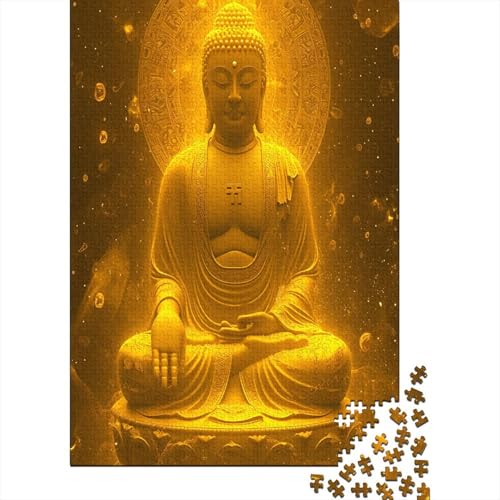 Künstlerische Buddha Statuen Puzzle 1000 Teile Erwachsene, Puzzlespiel Jigsaw Puzzles Erwachsenen Puzzlespiel Puzzel 1000pcs (75x50cm) von XNWRZCJXL