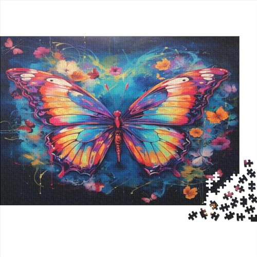 Schmetterling Puzzle 1000 Teile - Puzzle Für Erwachsene, Puzzle, Puzzlespiel Erwachsenen Puzzlespiel Puzzel 1000pcs (75x50cm) von XNWRZCJXL