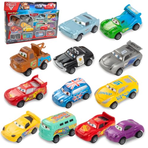 XPJBKC 12 Stück Cars Spielzeug, Autos Spielzeug, Kleine Fahrzeuge, Cars Autos, Kleine Auto, Car Cartoon Fahrzeug XPJBKC 12 Stück Cars Spielzeug, Autos Spielzeug, Kleine Fahrzeuge, Cars Autos, Kleine Auto, Car Cartoon Fahrzeug von XPJBKC