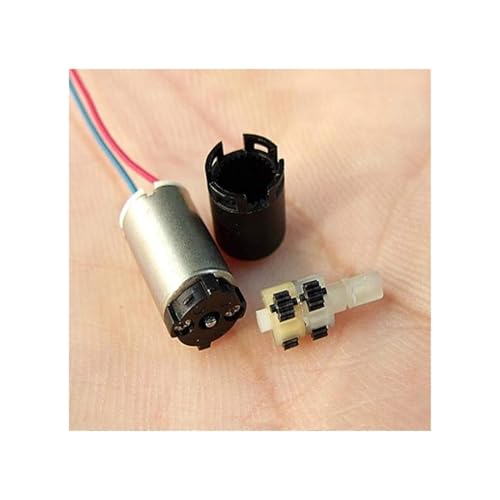 XSXSX Motor, Mikromotor, Gleichstrommotor, Mikro-6-mm-Planetengetriebemotor, Geschwindigkeitsreduzierer, präzises Slient-Kernloses 2-stufiges DIY-Automodell mit Planetengetriebe von XSXSX