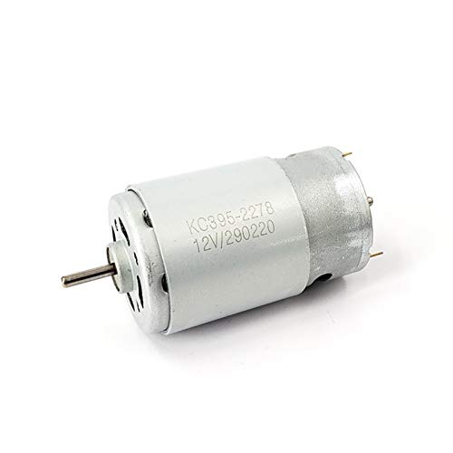 XSXSX Motor, Mikromotor, Gleichstrommotor Micro 395-2275 Motor, Doppelwellen-Kohlebürsten-Elektromotor mit großem Drehmoment, DIY-Auto-Bootsmodell mit hohem Drehmoment von XSXSX