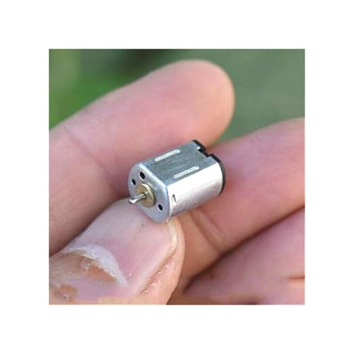 XSXSX Motor, Mikromotor, Gleichstrommotor Präzisions-Micro-MIni-Elektro-M10-Motor, Hochgeschwindigkeits-Metallbürste DIY-Spielzeugauto-Bootsmodelle Welle DIY 1 mm von XSXSX