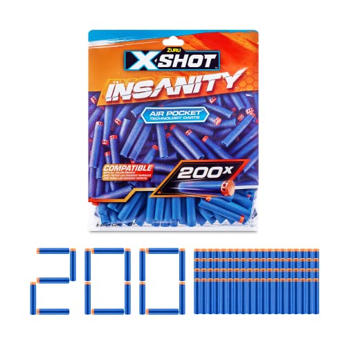 XSHOT Insanity Nachfüllpackung 200 Darts von ZURU von XShot