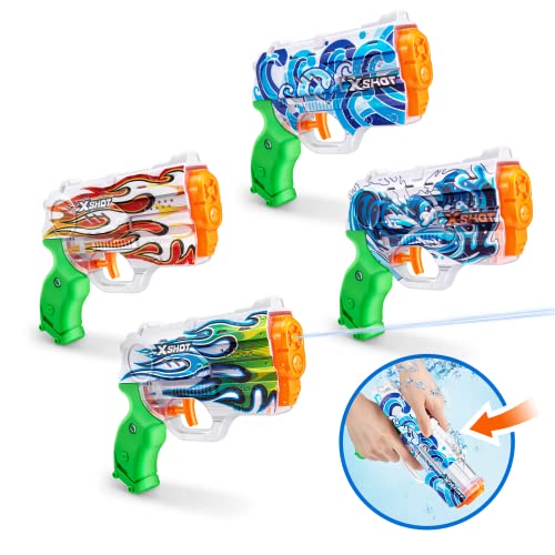 X-Shot Skins Fast-Fill Nano (4er Pack), Wasserblaster von XShot