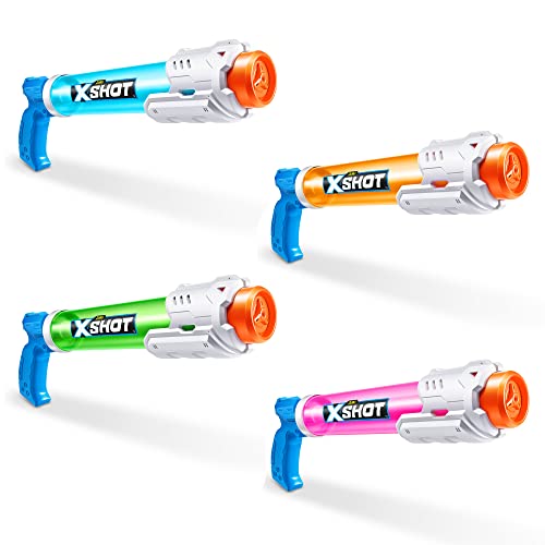 X-Shot Water Warfare Tube Soaker, (4er Pack) Kleine Wasserblaster von XShot