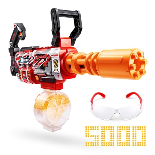 XSHOT Hyper Gel Motorized Gatling Blaster mit 5.000 Gel-Kugeln von ZURU, motorisierter Gel Blaster Outdoor-Spielzeug für Jungen und Mädchen, Teenager und Erwachsene ab 14 Jahren XSHOT Hyper Gel Motorized Gatling Blaster mit 5.000 Gel-Kugeln von ZURU, motorisierter Gel Blaster Outdoor-Spielzeug für Jungen und Mädchen, Teenager und Erwachsene ab 14 Jahren von XShot
