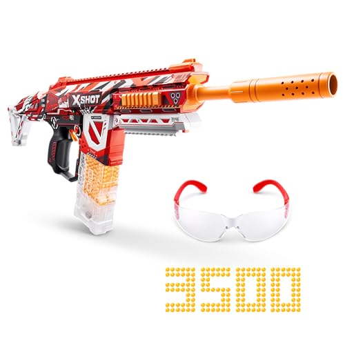 XSHOT Hyper Large Blaster, Semi and Fully Automatic Blaster & 3,500 Pellets, Ages 14 & Up by ZURU von XShot