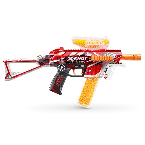 XSHOT Hyper Medium Blaster, Semi and Fully Automatic Blaster & 2,500 Pellets, Ages 14 & Up by ZURU von XShot