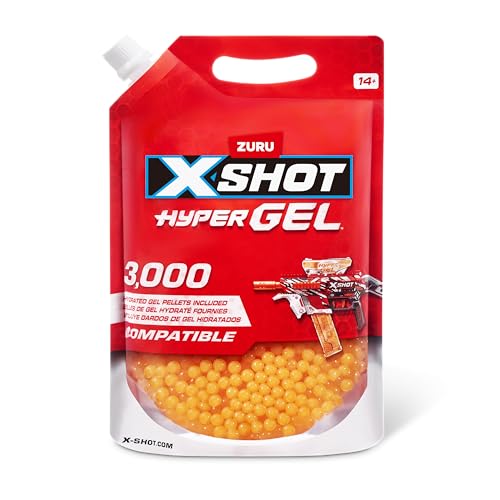 XSHOT Hyper Gel-Kugeln (Inhalt 3.000 Gel-Kugeln), Alter 14+ von ZURU von XShot