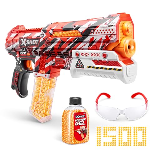 XSHOT Hyper Small Blaster, halb- und vollautomatischer Blaster & 1.500 Pellets, ab 14 Jahren von ZURU von XShot