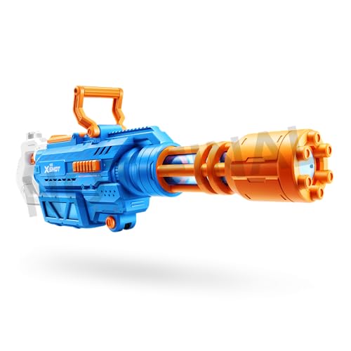 XSHOT Water Gatlin Motor Soaker von ZURU, Motorisierte Blaster-Wasserpistole, Water Blaster, Wasserspielzeug, füllt Sich in nur 1 Sekunde mit Wasser, wiederaufladbare Batterie von XShot